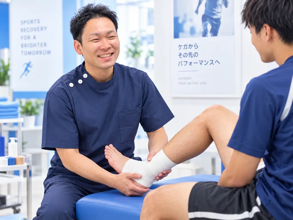 瀬戸市きのき接骨院のスポーツ外傷施術